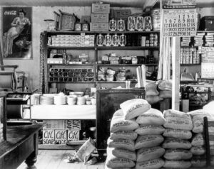 Walker Evans (1903 - 1975). The interior of a general store. Moundville, Alabama. 1935. Gift of JC Penneys of Salinas