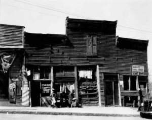 Walker Evans (1903 - 1975). Street scene. Vicksburg, Mississippi. March 1936.