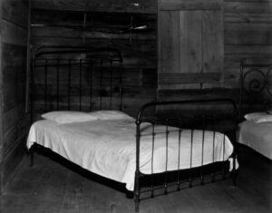 Walker Evans (1903 - 1975). Floyd Burrough's bedroom. Hale County, Alabama. Summer 1936.