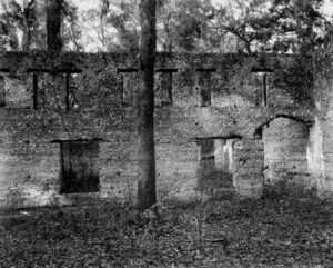Walker Evans (1903 - 1975). Ruins of supposed Spanish mission. Tabby construction. St. Marys, Georgia. March 1936.