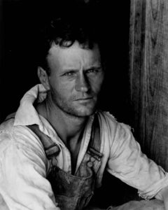 Walker Evans (1903 - 1975). Floyd Burroughs, cotton sharecropper. Hale County, Alabama. Summer 1936.