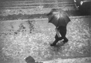 Jack Delano (1914 - 1997). On a rainy day. Providence, Rhode Island. December 1940.