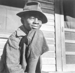 Gordon Parks (1912 - 2006). Young boy whose ambition is to become a soldier. Daytona Beach, Florida. February 1943.
