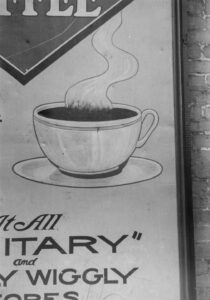 John Vachon (1914 - 1975). Advertisement for coffee. Washington, D.C. December 1937.