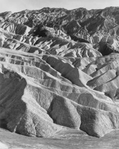 Arthur Rothstein (1915 - 1985). Badlands in the Panamint range. Death Valley, California. March 1940. Gift of Phyllis Brown Burke.