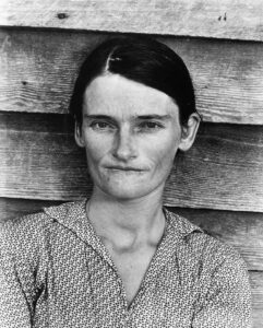 Walker Evans (1903 - 1975). Allie Mae Burroughs, wife of cotton sharecropper. Hale County, Alabama. Summer 1936.