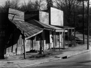 Walker Evans (1903 - 1975). Street scene. Vicksburg, Mississippi. February 1936.