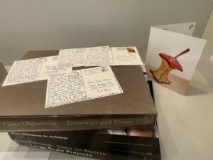 Letters and other correspondence between Oldenburg and Ted Thau Collection of Hartnell College Gallery Gift of Ted and Ida Thau