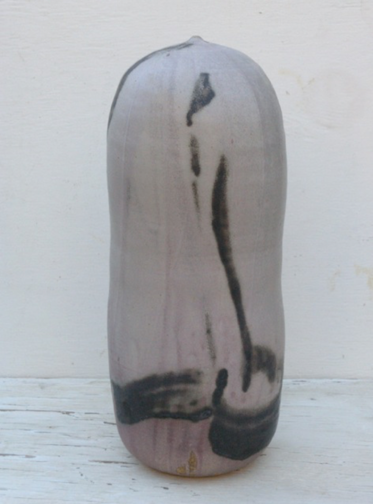 Closed Form, 20 inches high, porcelain