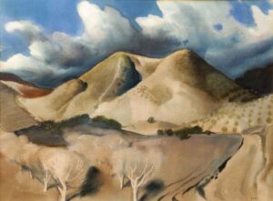 Paul Julian, Millard"s Hills #2, 19" x 25", painting, watercolor on paper