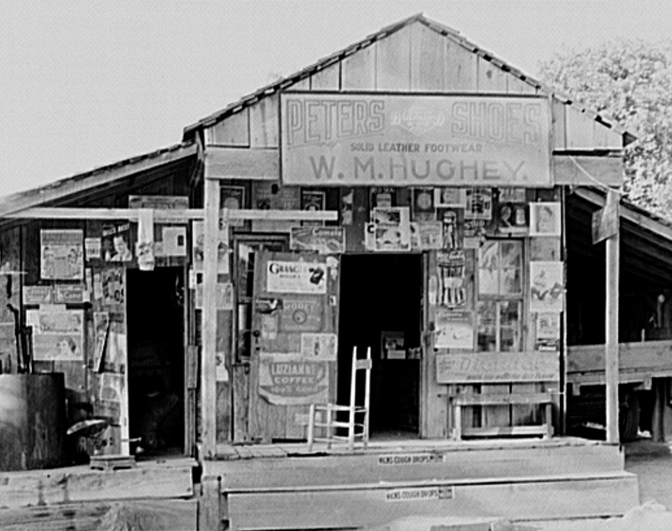 Walker Evans (1903 - 1975). Country store near Moundville, Alabama. Moundville, Alabama. Summer 1936.